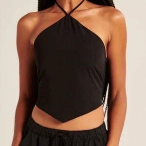 Abercrombie halter tie top M NWT